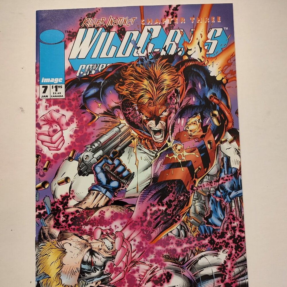 WILDCATS # 7 IMAGE COMICS KILLER INSTINCT PART 3 ART BY JIM LEE & SCOTT WILLIAMS